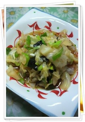 簡単煮るだけ♪キャベツの海苔和え-レシピのメイン写真