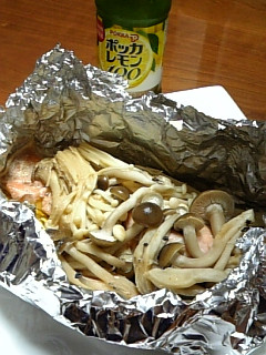 秋サケときのこのホイル焼き-レシピのメイン写真