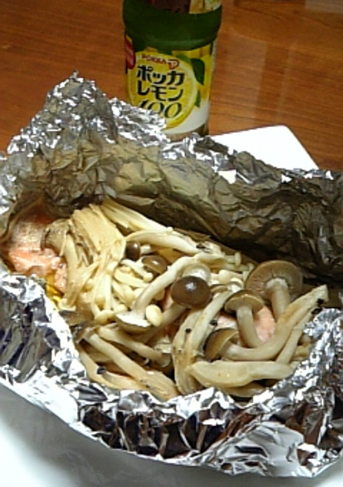 秋サケときのこのホイル焼き-レシピのメイン写真