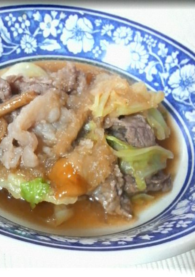牛肉とキャベツのとろりんおろし煮-レシピのメイン写真