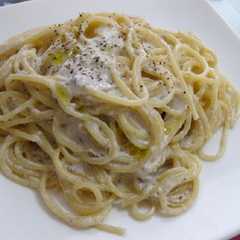 รูปของ きのこの豆乳クリームパスタ