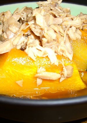 レンチン♪かぼちゃ煮物-レシピのメイン写真