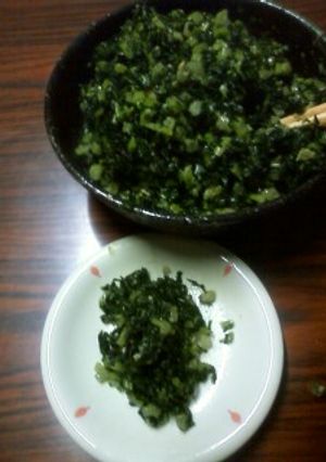 大根菜★大根菜のよごし富山の味-レシピのメイン写真
