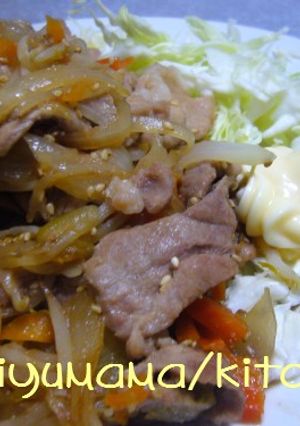 家の焼肉定食♪-レシピのメイン写真