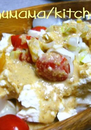 豆腐があったら♪胡麻マヨサラダ-レシピのメイン写真