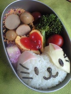 簡単!キャラ弁☆かわいいネコちゃん♪-レシピのメイン写真