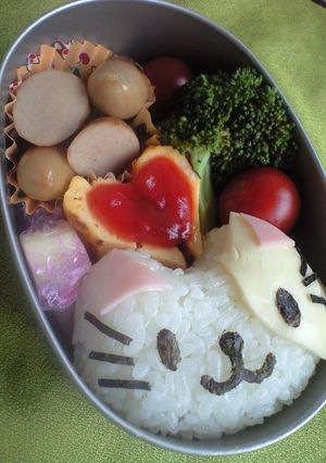 簡単!キャラ弁☆かわいいネコちゃん♪-レシピのメイン写真