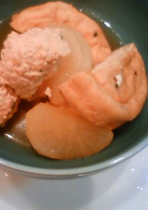 鶏団子とがんもどきの煮物-レシピのメイン写真