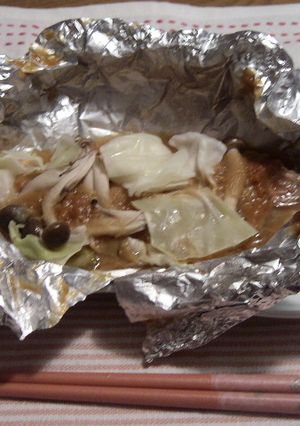 1人分ホイルでチャンチャン焼き♪-レシピのメイン写真