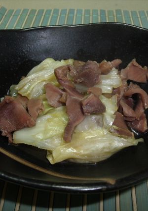 砂肝とキャベツのうま煮-レシピのメイン写真