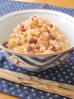 ∮ じいちゃんのささげで♬玄米ご飯 ∮-レシピのメイン写真