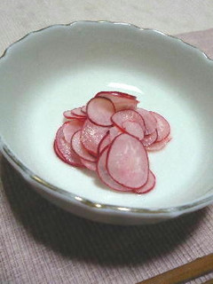 祖母の味 二十日大根の甘酢漬け-レシピのメイン写真