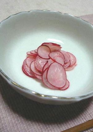 祖母の味　二十日大根の甘酢漬け-レシピのメイン写真