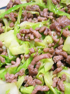 キャベツとひき肉の炒めもの-レシピのメイン写真