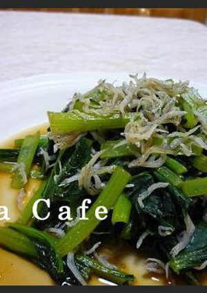 小松菜とじゃこのさっと煮-レシピのメイン写真
