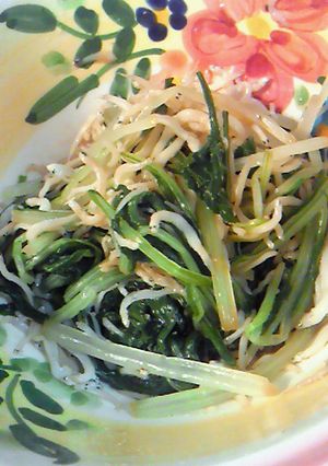 水菜としらすの簡単サラダ-レシピのメイン写真