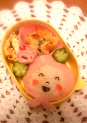 キャラ弁☆ ぜんまい侍ずきんちゃん弁当-レシピのメイン写真