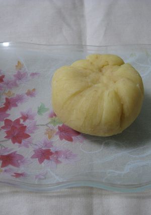 梅入り茶巾絞り-レシピのメイン写真