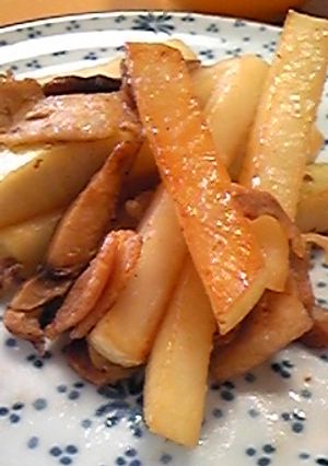 大根と椎茸の豚ばら炒め-レシピのメイン写真