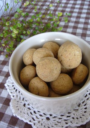 きなこと黒糖のコロコロクッキー-レシピのメイン写真
