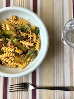 長ネギと挽肉の和風パスタ-レシピのメイン写真