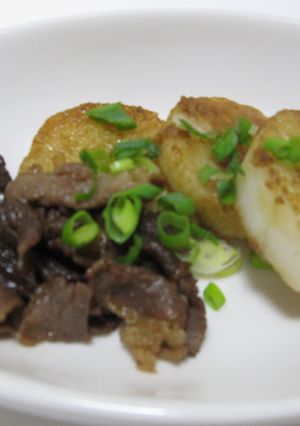 超簡単！！長いも＆牛肉オイスター炒め-レシピのメイン写真