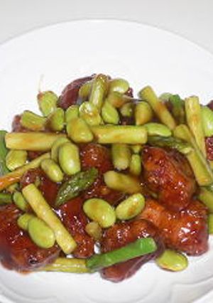 豚肉とアスパラの甘酢庵-レシピのメイン写真