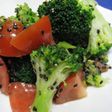 ♪ブロッコリーとトマトの梅ごま和え♪