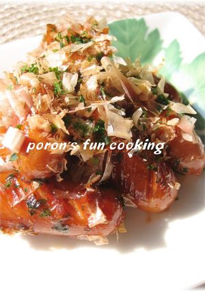 お弁当に☆簡単・お好み焼きウインナー♬-レシピのメイン写真