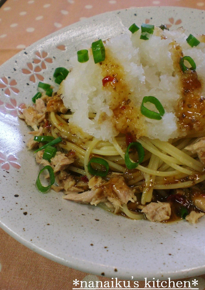 超簡単♡ツナとおろしの和風パスタ-レシピのメイン写真
