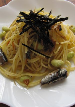 根野菜とサーディンのパスタ-レシピのメイン写真
