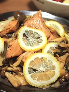 鮭ときのこの蒸し焼き レモン風味-レシピのメイン写真
