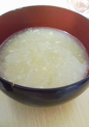温まろ＊れんこんのしゃきしゃきの味噌汁-レシピのメイン写真