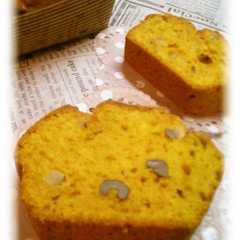 รูปของ くるみ入り♪かぼちゃのパウンドケーキ☆