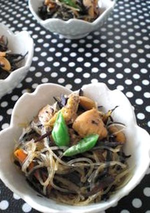 ✿春雨入りヒジキの煮物✿-レシピのメイン写真