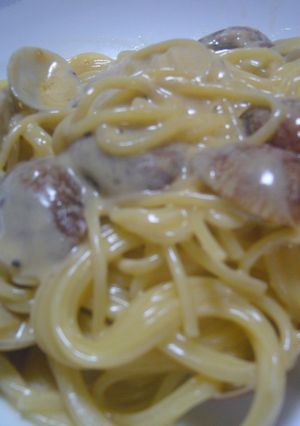 あさり クリームパスタ 雲丹醤-レシピのメイン写真