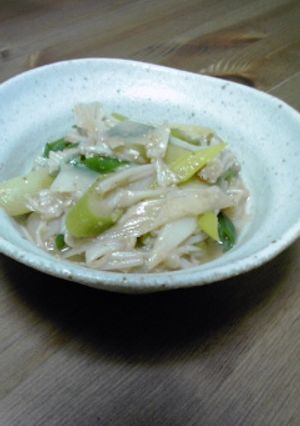 えのきとねぎの胡麻あえ-レシピのメイン写真