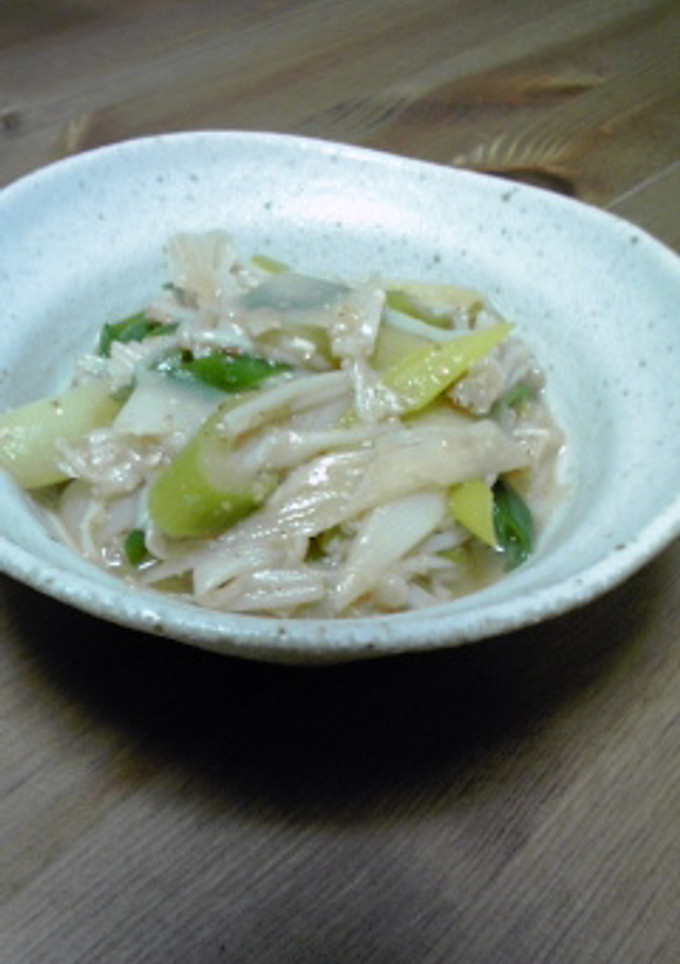 えのきとねぎの胡麻あえ-レシピのメイン写真