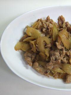 豚とセロリのさっぱり炒め-レシピのメイン写真