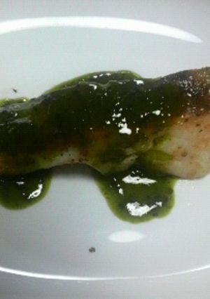 白身魚のムニエル～バジルソース～-レシピのメイン写真