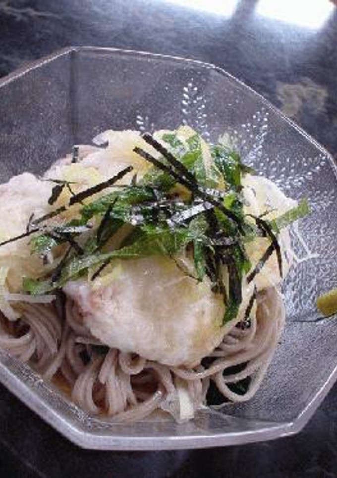 梅とろろ蕎麦-レシピのメイン写真