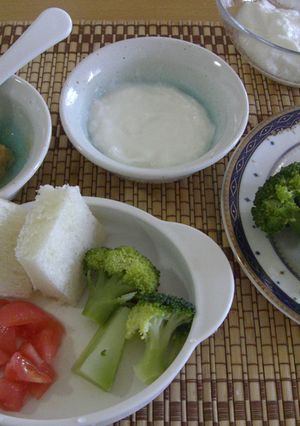 取り分け　離乳食★中期・後期　パンランチ-レシピのメイン写真