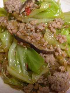 キャベツと春雨のひき肉炒め-レシピのメイン写真