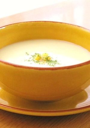 ∮コーン入りღじゃが芋の豆乳ポタージュ∮-レシピのメイン写真
