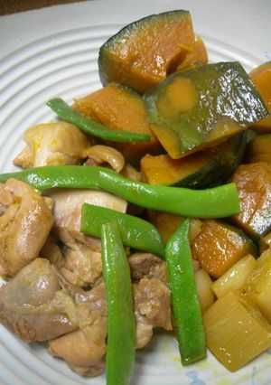 鶏とかぼちゃのうま煮-レシピのメイン写真
