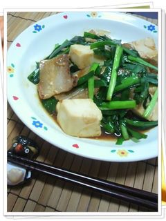栄養バランスばっちり❤豆腐とニラの炒め煮-レシピのメイン写真