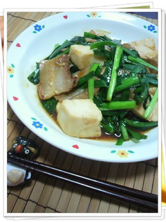 栄養バランスばっちり❤豆腐とニラの炒め煮-レシピのメイン写真