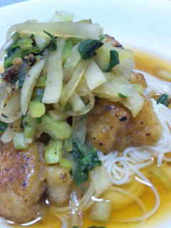 あったか唐揚げそうめん-レシピのメイン写真