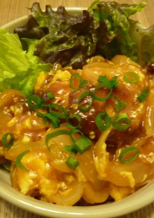 鶏肉と卵のチリソース-レシピのメイン写真