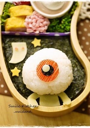 目玉おやじ*キャラ弁-レシピのメイン写真